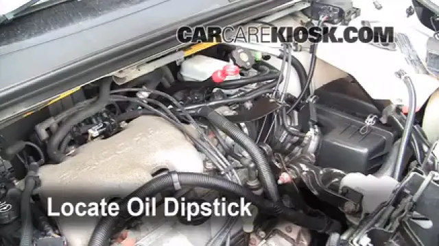 2005 Buick Rendezvous CX 3.4L V6 Huile Vérifier le niveau de l'huile